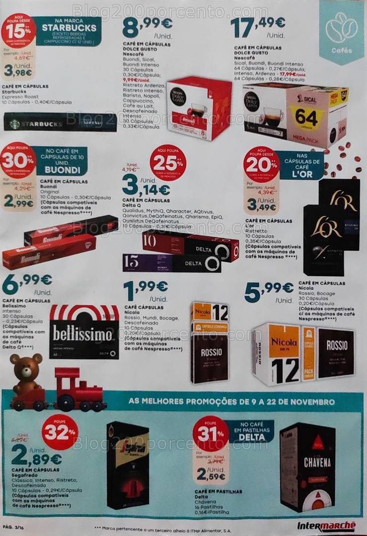Antevisão Folheto INTERMARCHÉ Natal Promoções de 9 a 22 novembro