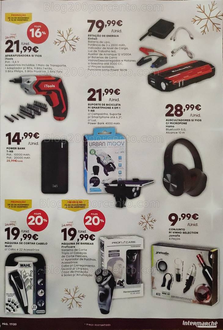 Antevisão Folheto INTERMARCHÉ Presentes de Natal - 23 novembro a 13 dezembro