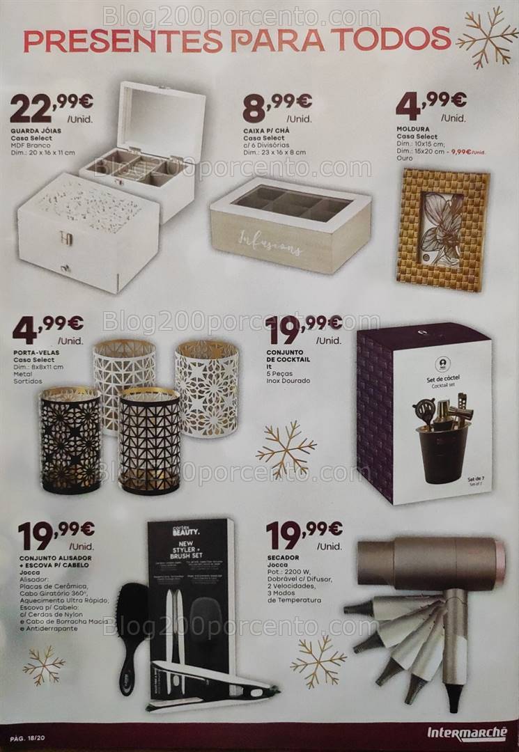 Antevisão Folheto INTERMARCHÉ Presentes de Natal - 23 novembro a 13 dezembro