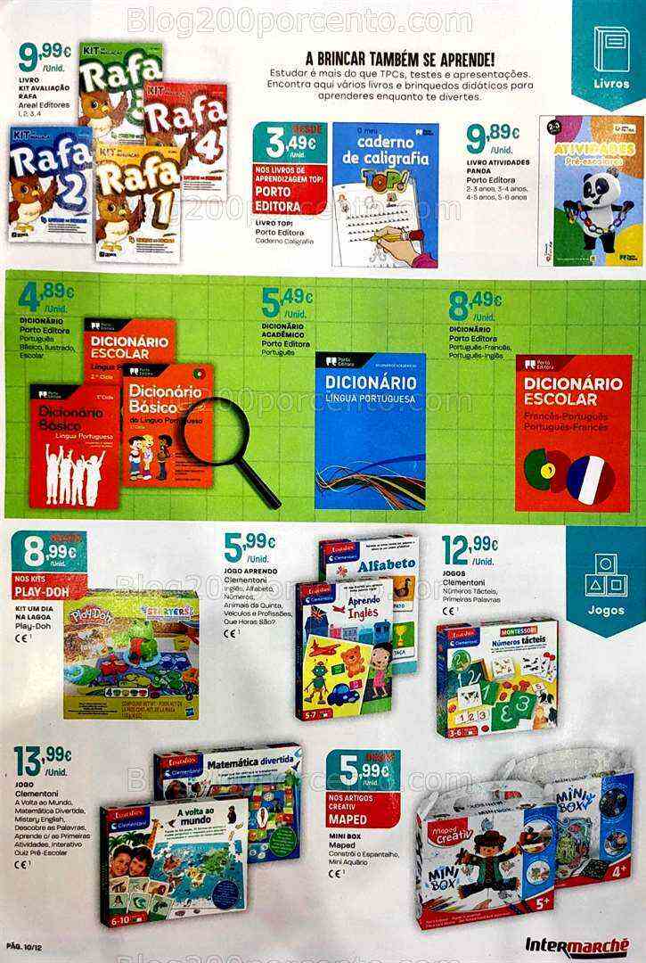Antevisão Folheto INTERMARCHÉ Regresso às Aulas Promoções de 17 agosto a 20 setembro