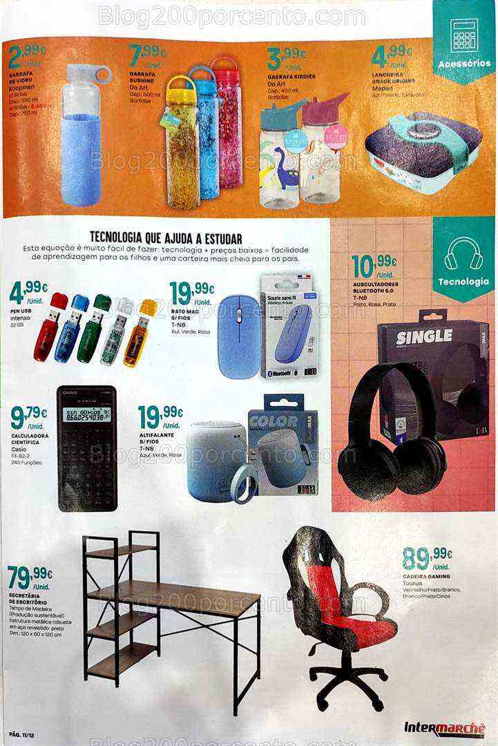 Antevisão Folheto INTERMARCHÉ Regresso às Aulas Promoções de 17 agosto a 20 setembro