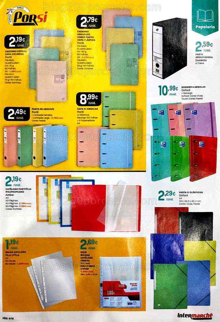 Antevisão Folheto INTERMARCHÉ Regresso às Aulas Promoções de 17 agosto a 20 setembro