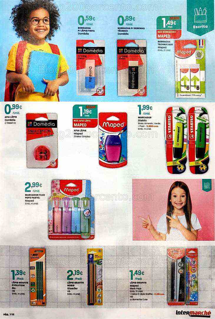 Antevisão Folheto INTERMARCHÉ Regresso às Aulas Promoções de 17 agosto a 20 setembro