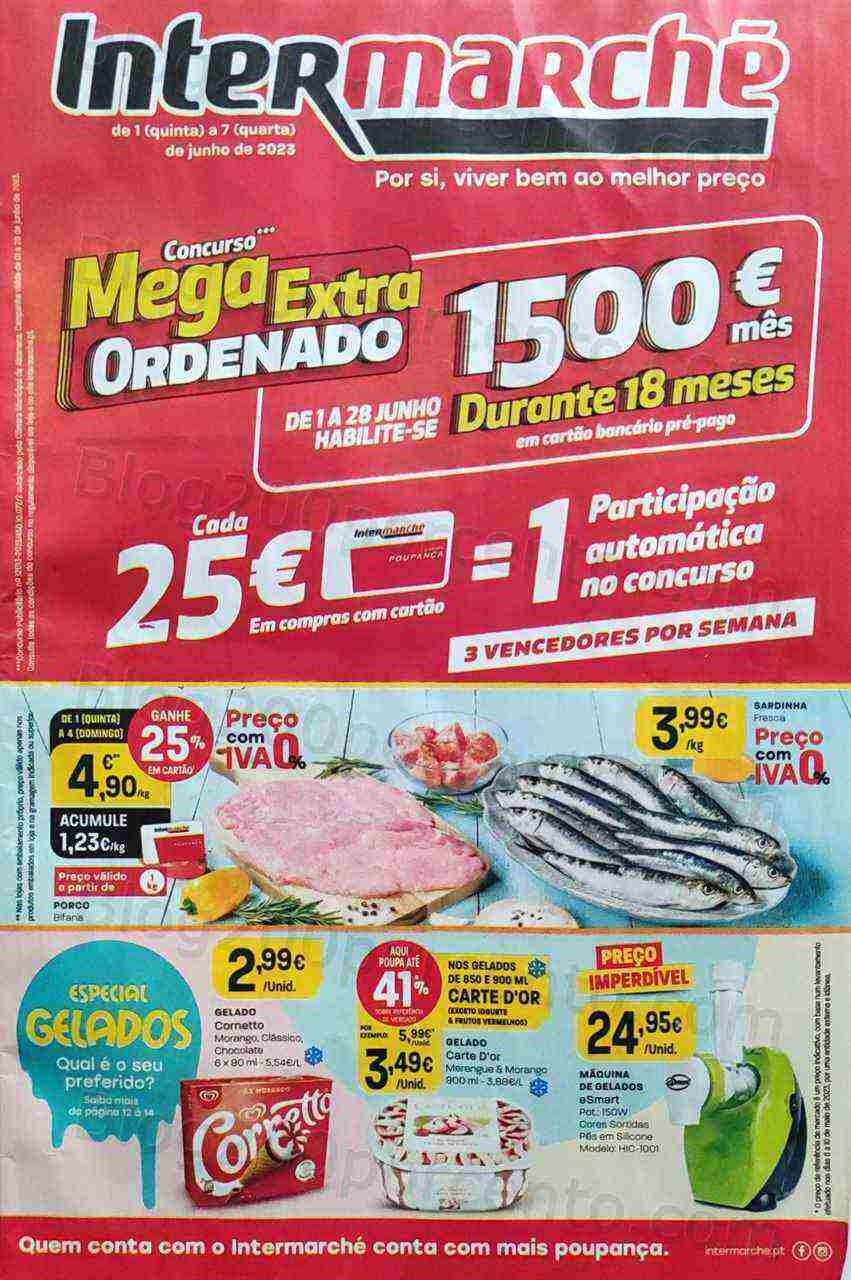 Antevisão Folheto INTERMARCHÉ Promoções de 1 a 7 junho