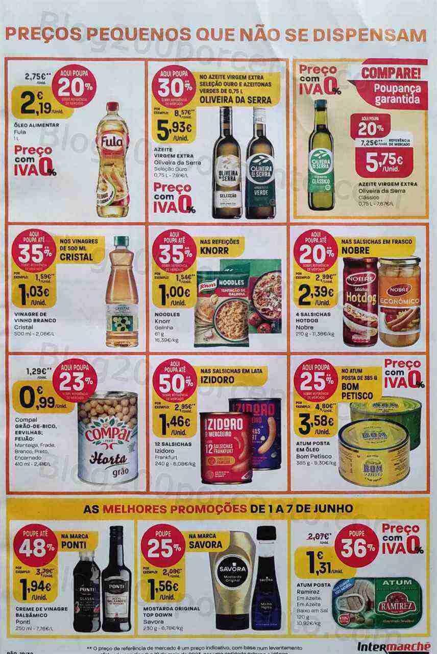 Antevisão Folheto INTERMARCHÉ Promoções de 1 a 7 junho