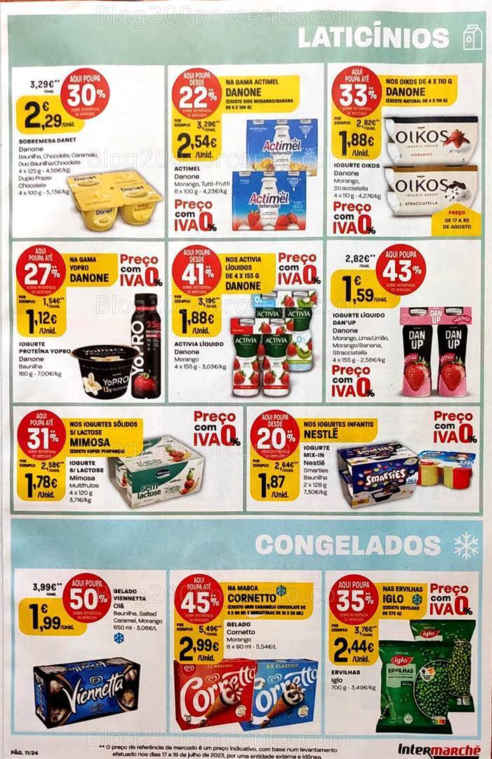 Antevisão Folheto INTERMARCHÉ Promoções de 17 a 23 agosto