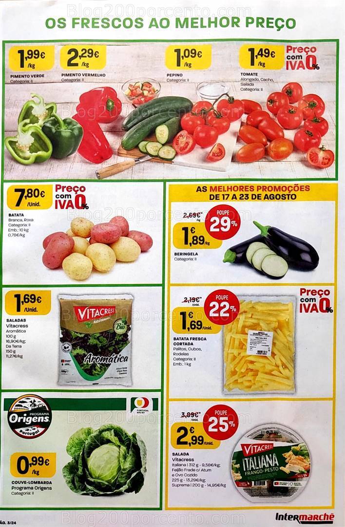Antevisão Folheto INTERMARCHÉ Promoções de 17 a 23 agosto