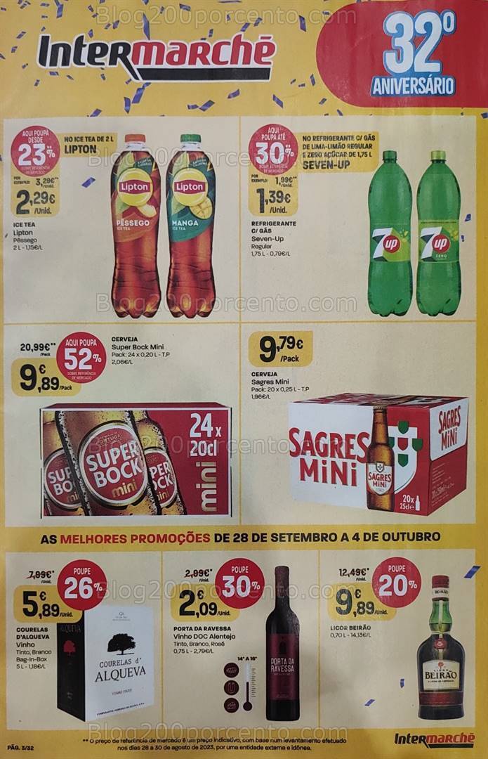 Antevisão Folheto INTERMARCHÉ Super Promoções de 28 setembro a 4 outubro