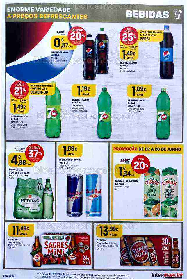 Antevisão Folheto INTERMARCHÉ Promoções de 22 a 28 junho