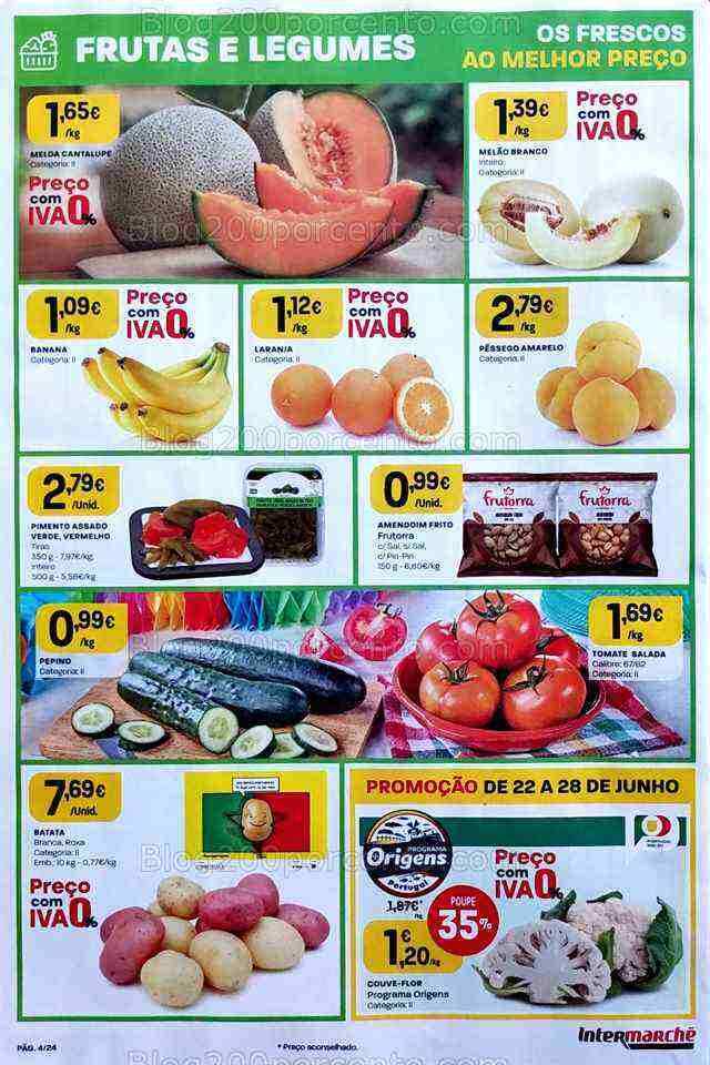Antevisão Folheto INTERMARCHÉ Promoções de 22 a 28 junho