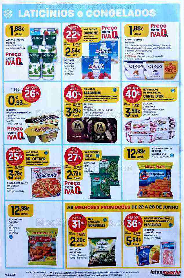 Antevisão Folheto INTERMARCHÉ Promoções de 22 a 28 junho