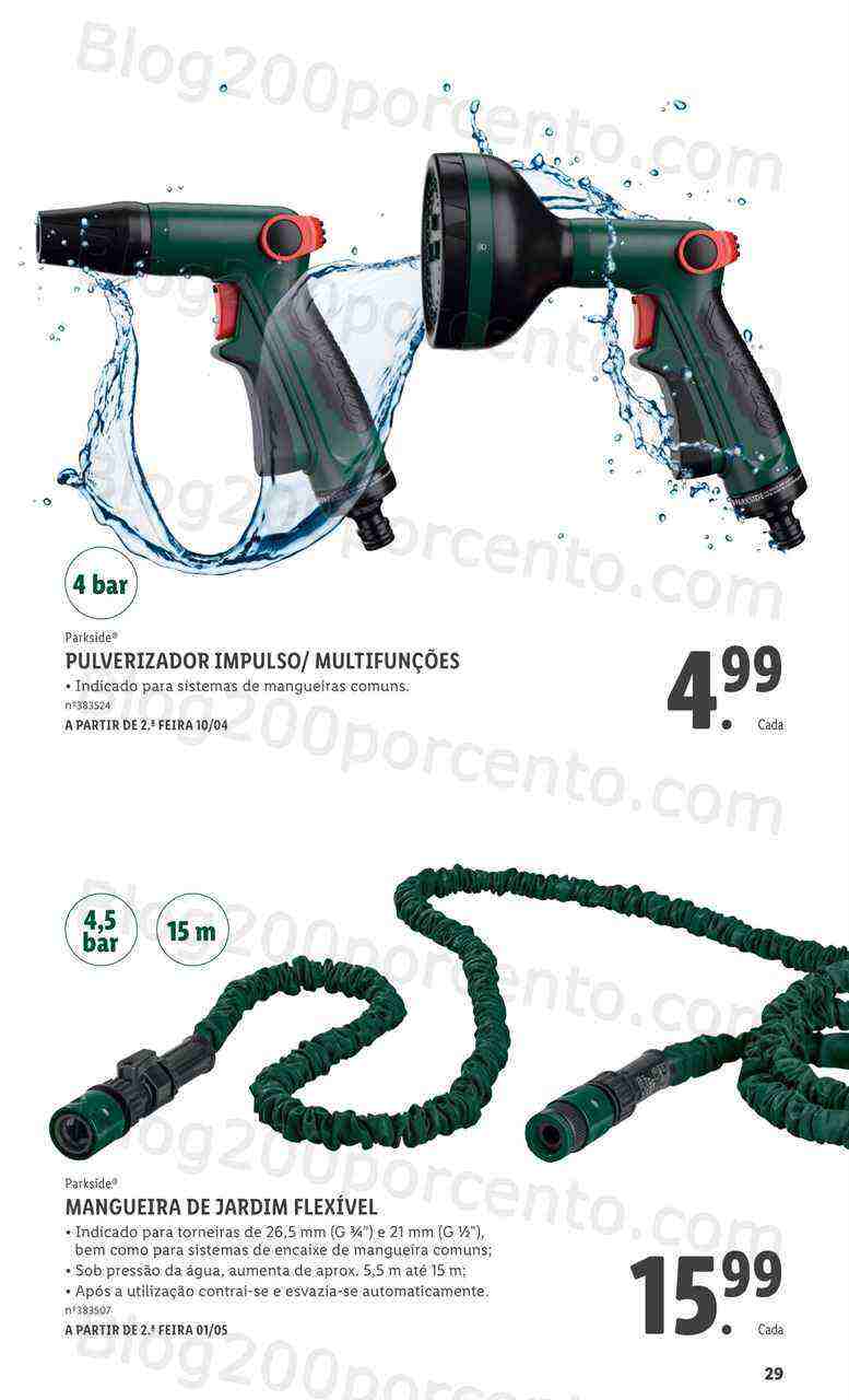 Antevisão Folheto LIDL Especial Jardim Promoções para Abril e Maio!