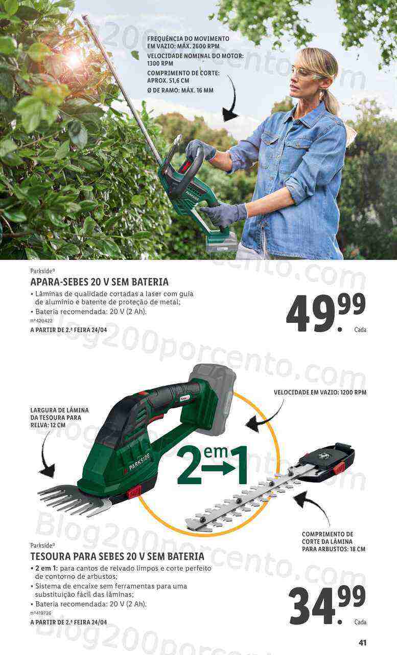 Antevisão Folheto LIDL Especial Jardim Promoções para Abril e Maio!