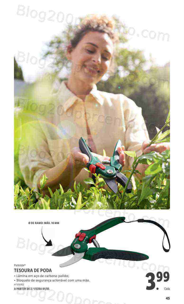 Antevisão Folheto LIDL Especial Jardim Promoções para Abril e Maio!