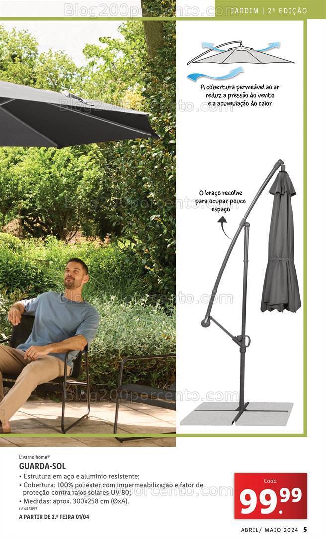 Antevisão Folheto LIDL Jardim Promoções a partir de 1 abril