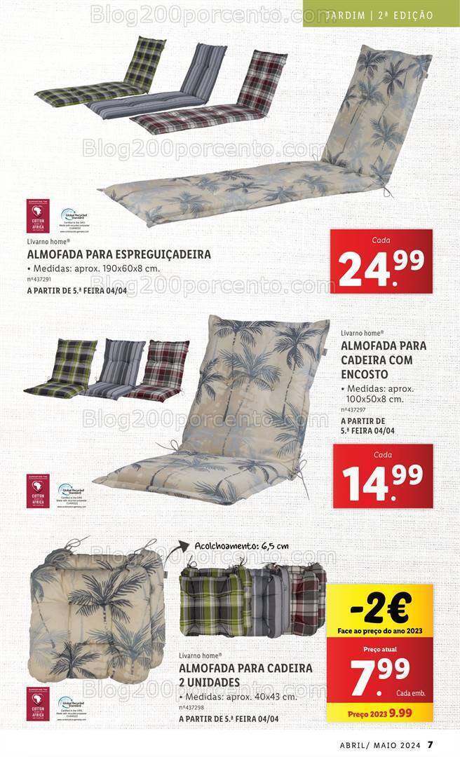 Antevisão Folheto LIDL Jardim Promoções a partir de 1 abril