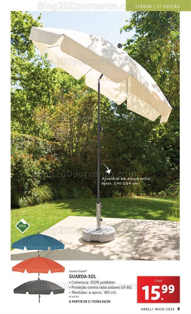 Antevisão Folheto LIDL Jardim Promoções a partir de 1 abril