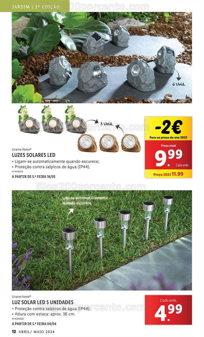 Antevisão Folheto LIDL Jardim Promoções a partir de 1 abril