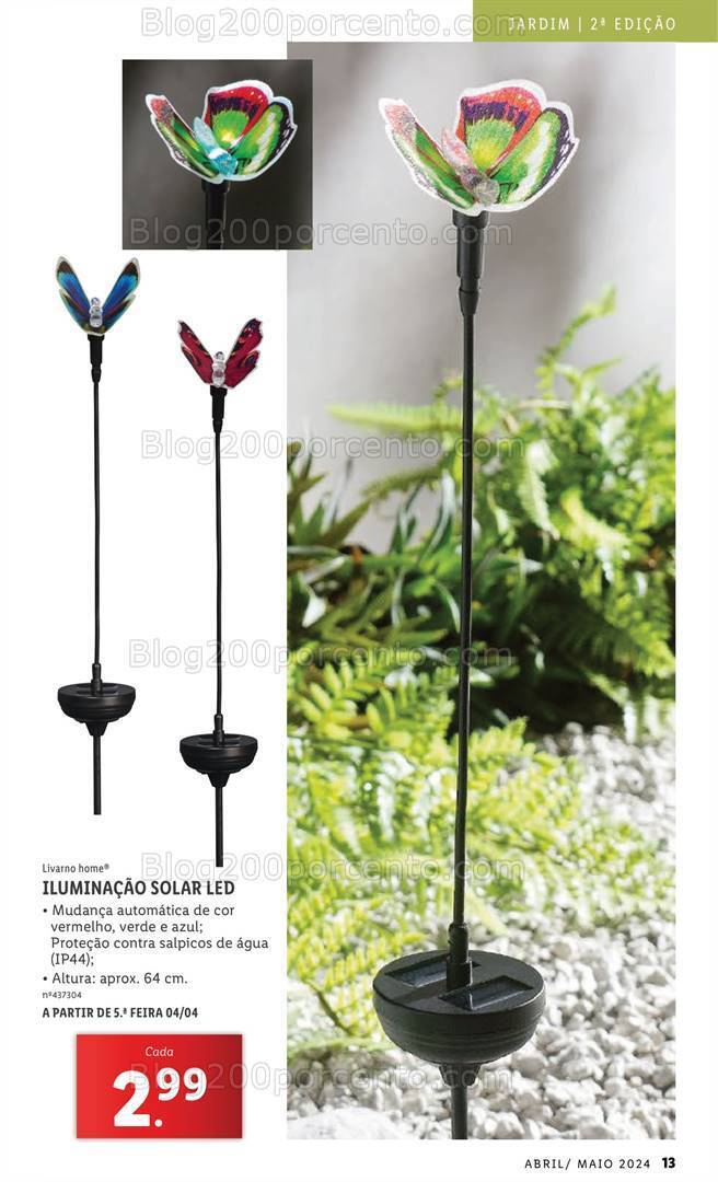 Antevisão Folheto LIDL Jardim Promoções a partir de 1 abril