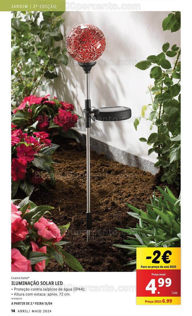 Antevisão Folheto LIDL Bazar Promoções a partir de 14 abril