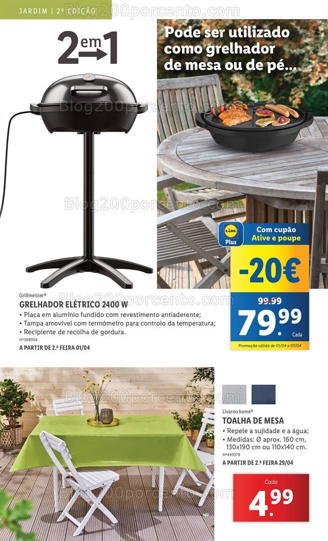 Antevisão Folheto LIDL Jardim Promoções a partir de 1 abril