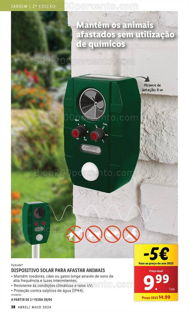 Antevisão Folheto LIDL Jardim Promoções a partir de 1 abril