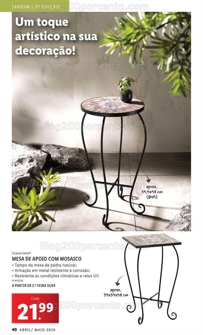 Antevisão Folheto LIDL Bazar Promoções a partir de 14 abril