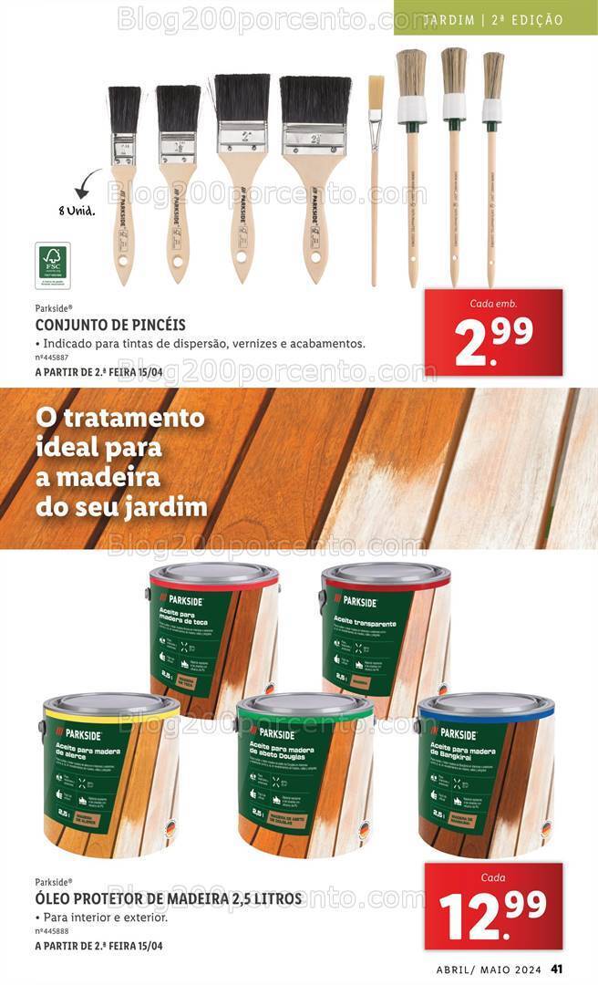 Antevisão Folheto LIDL Bazar Promoções a partir de 14 abril