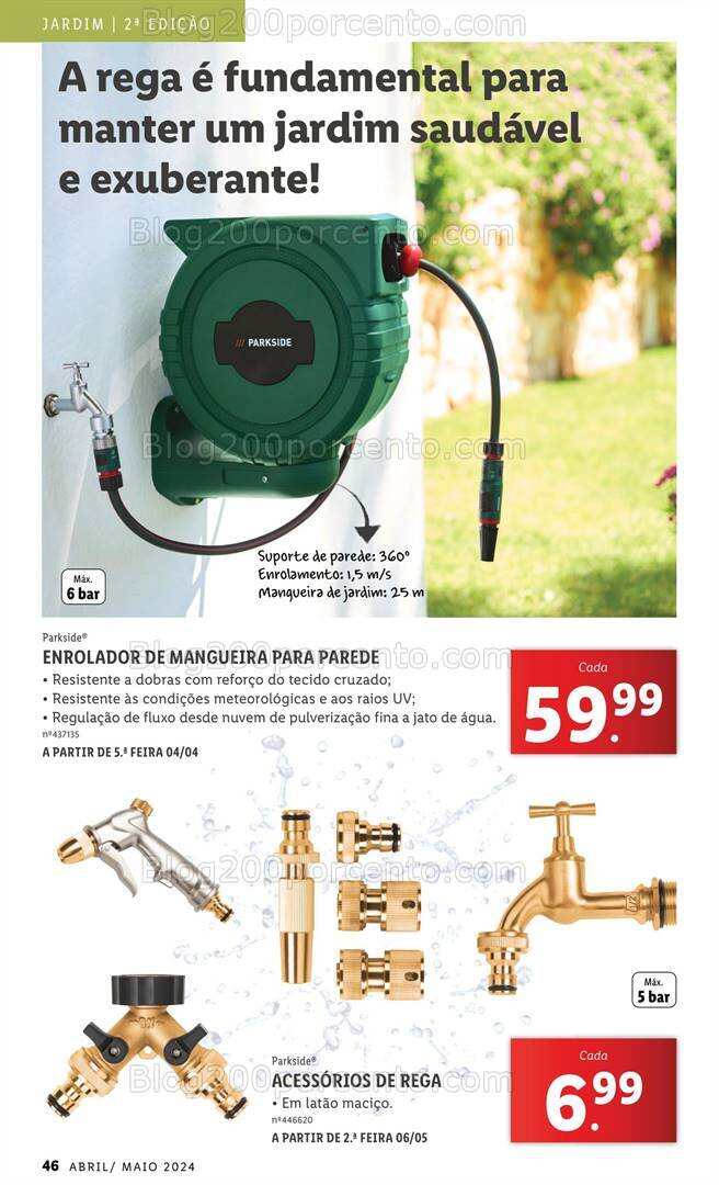 Antevisão Folheto LIDL Jardim Promoções a partir de 1 abril