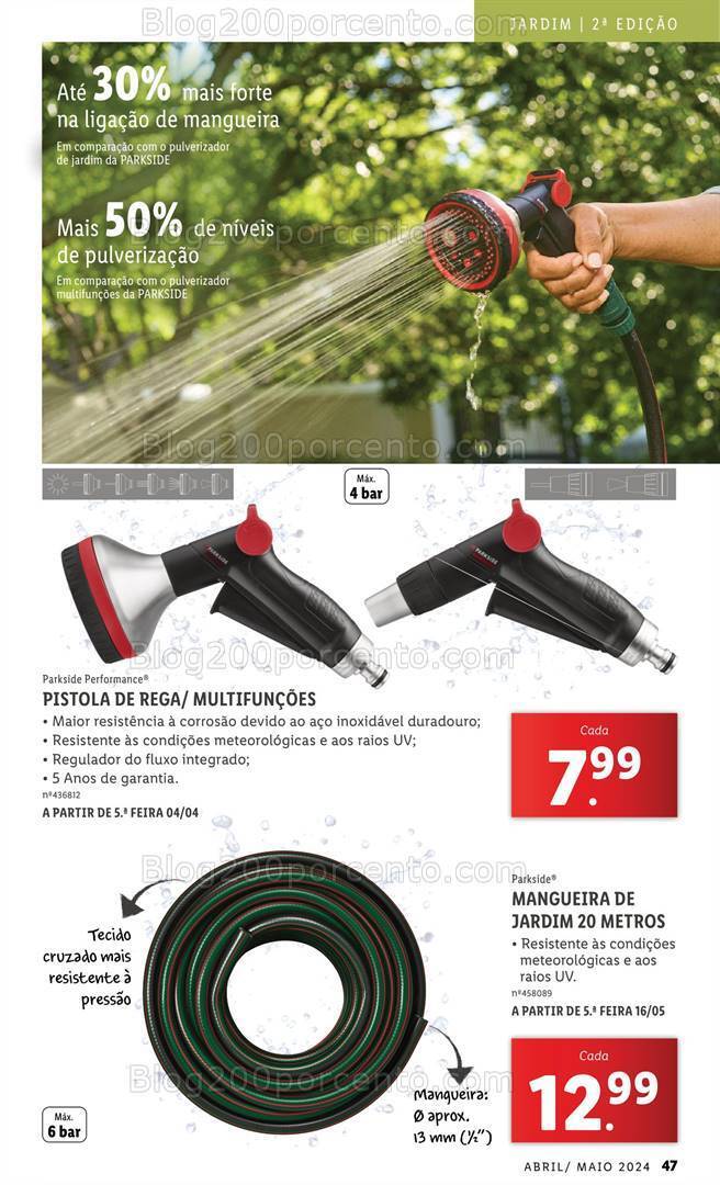 Antevisão Folheto LIDL Jardim Promoções a partir de 1 abril