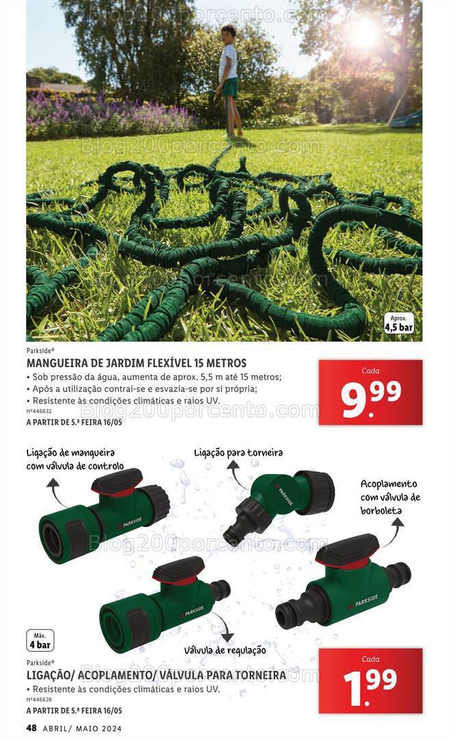 Antevisão Folheto LIDL Jardim Promoções a partir de 1 abril
