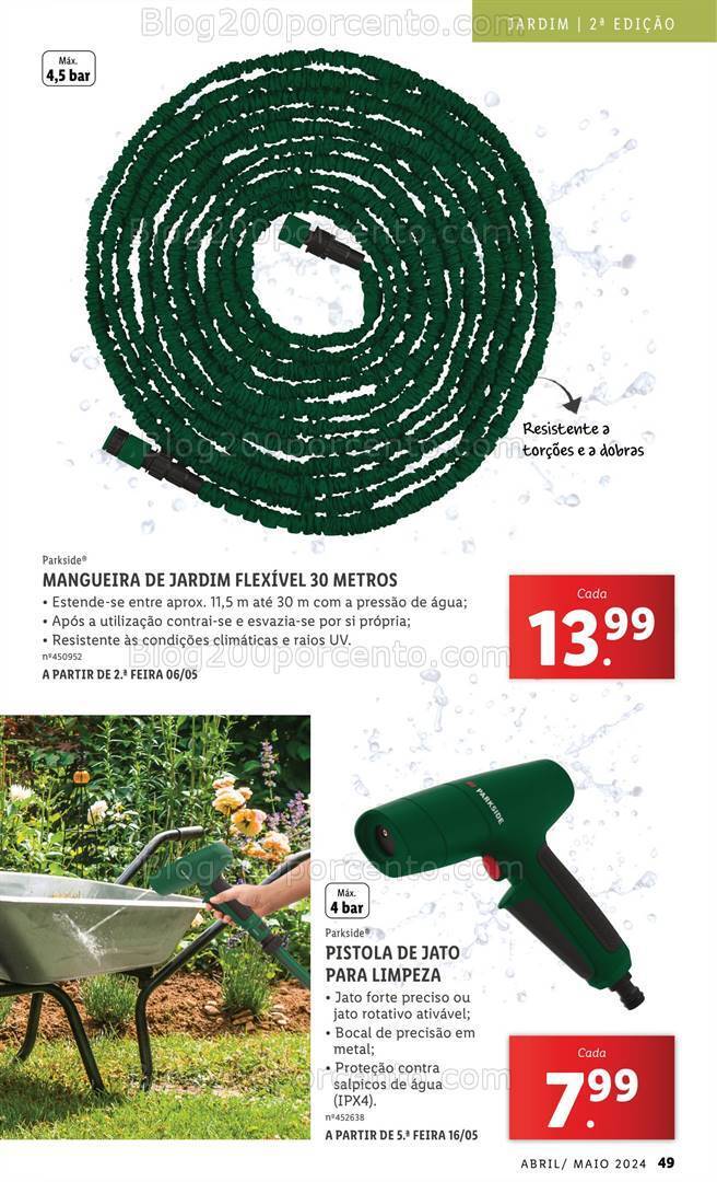 Antevisão Folheto LIDL Jardim Promoções a partir de 1 abril