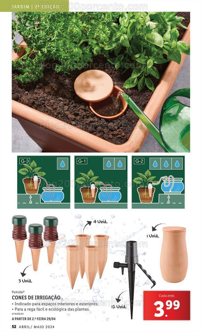 Antevisão Folheto LIDL Jardim Promoções a partir de 1 abril