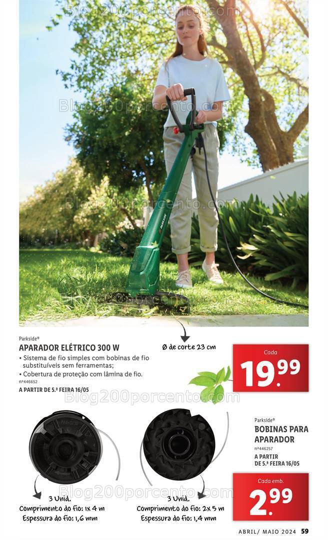 Antevisão Folheto LIDL Jardim Promoções a partir de 1 abril