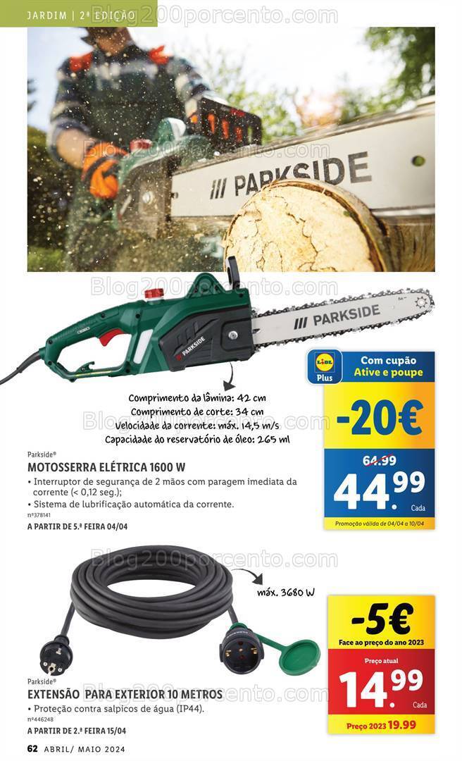 Antevisão Folheto LIDL Bazar Promoções a partir de 14 abril