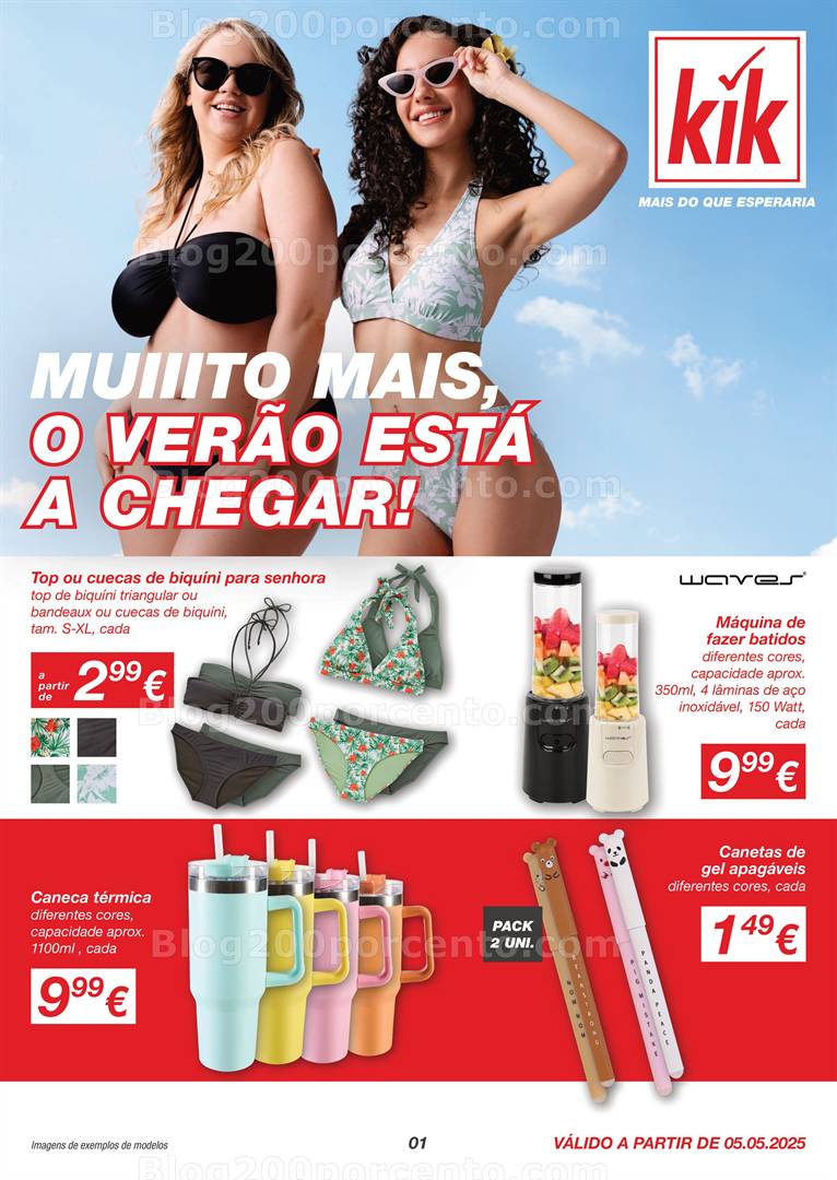 Antevisão Folheto KIK Promoções a partir de 5 maio all