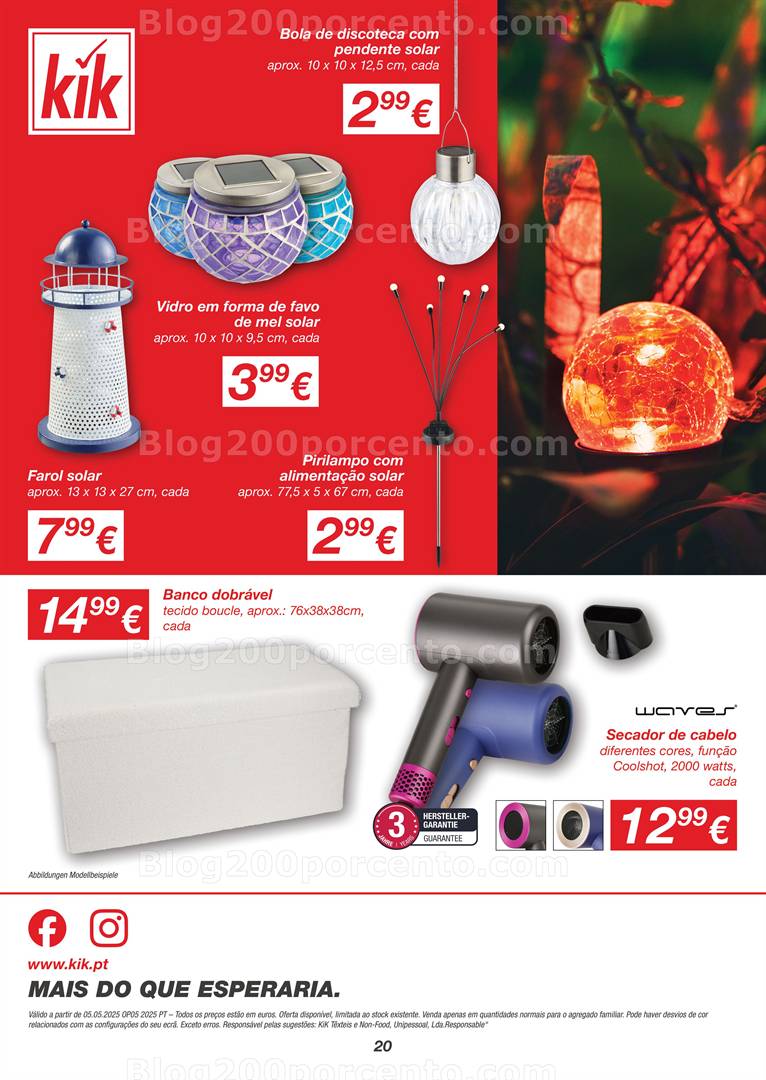 Antevisão Folheto KIK Promoções a partir de 5 maio all