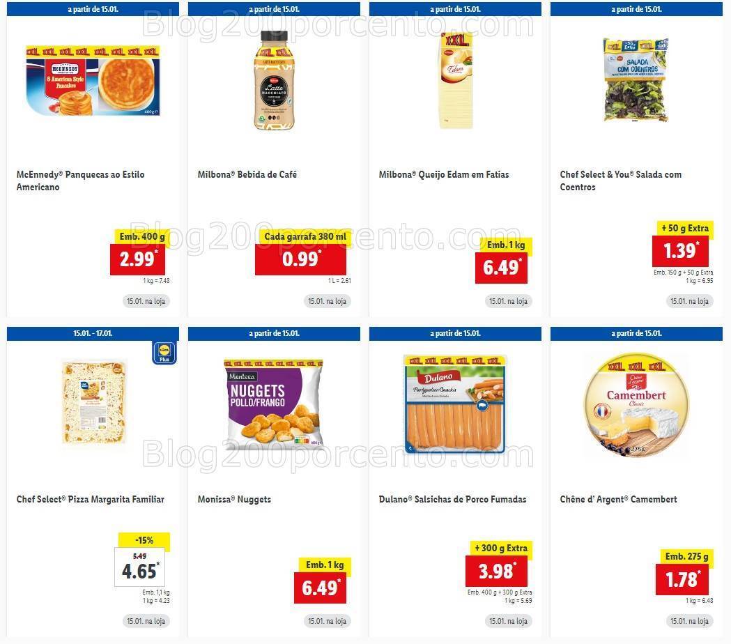 Antevisão Folheto LIDL Promoções de 11 a 17 janeiro