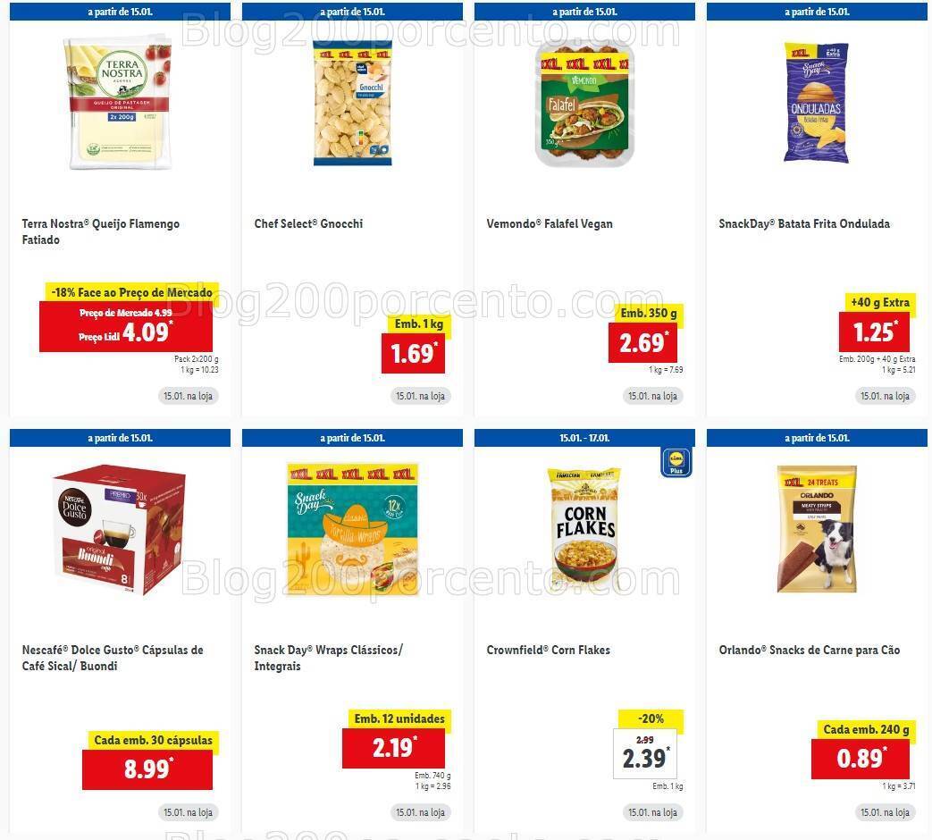 Antevisão Folheto LIDL Promoções de 11 a 17 janeiro