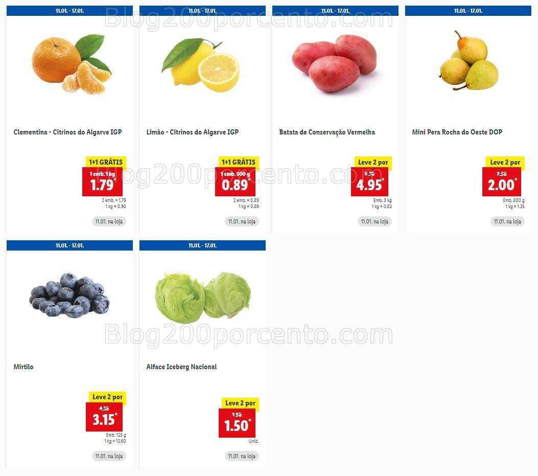 Antevisão Folheto LIDL Promoções de 11 a 17 janeiro