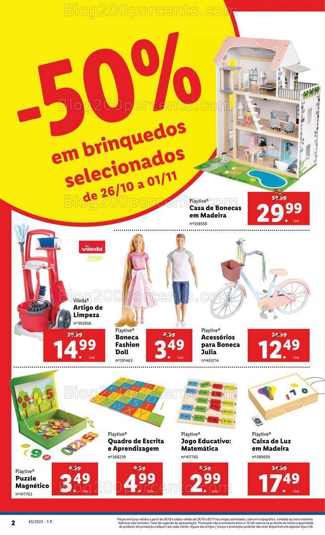 Antevisão Folheto LIDL Bazar Promoções a partir de 26 outubro