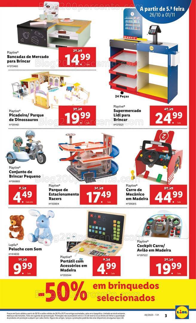 Antevisão Folheto LIDL Bazar Promoções a partir de 26 outubro