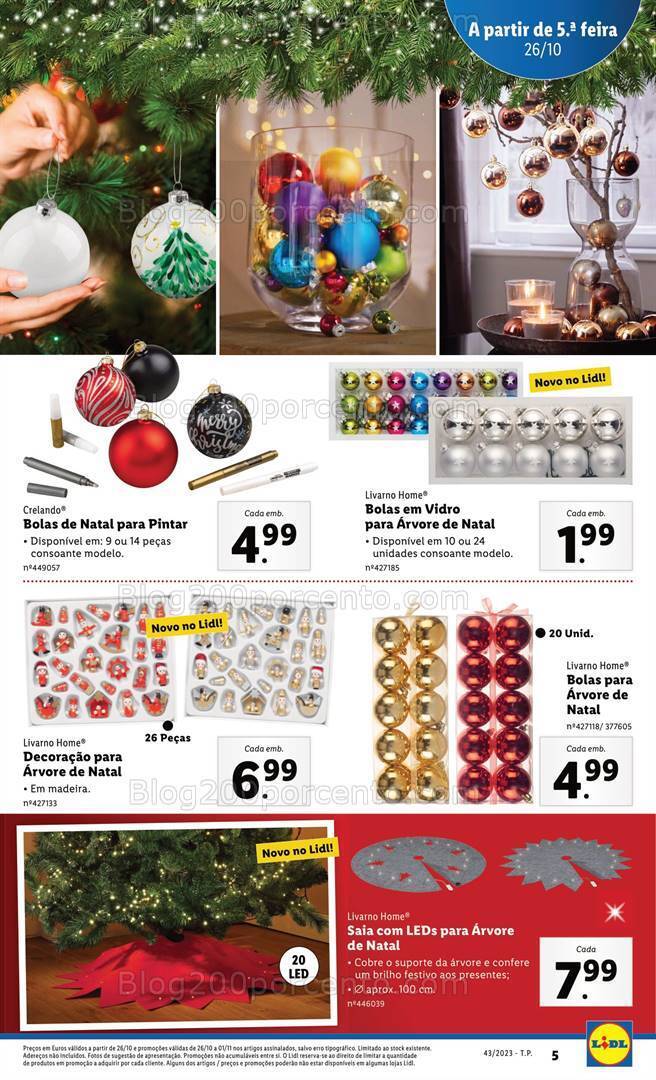 Antevisão Folheto LIDL Bazar Promoções a partir de 26 outubro