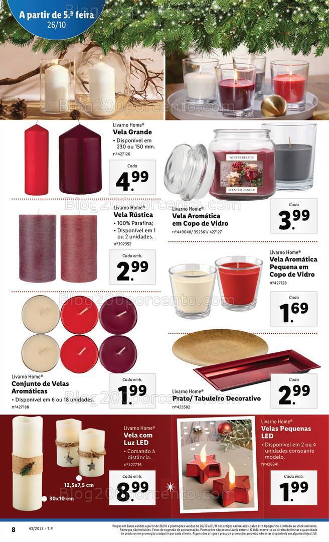 Antevisão Folheto LIDL Bazar Promoções a partir de 26 outubro