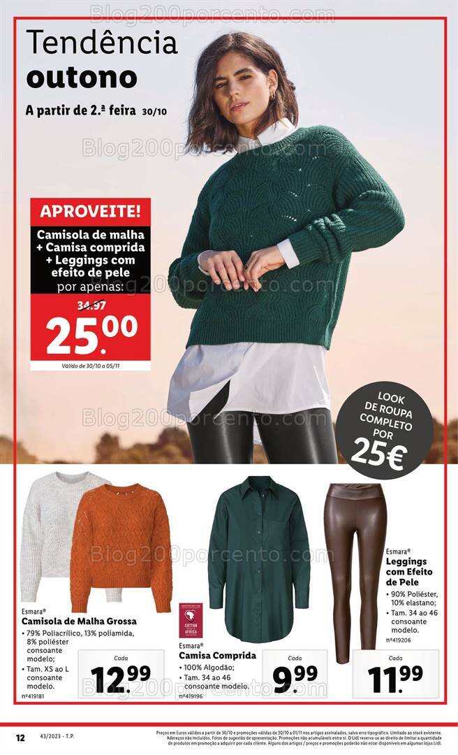 Antevisão Folheto LIDL Bazar Promoções de 26 outubro a 1 novembro