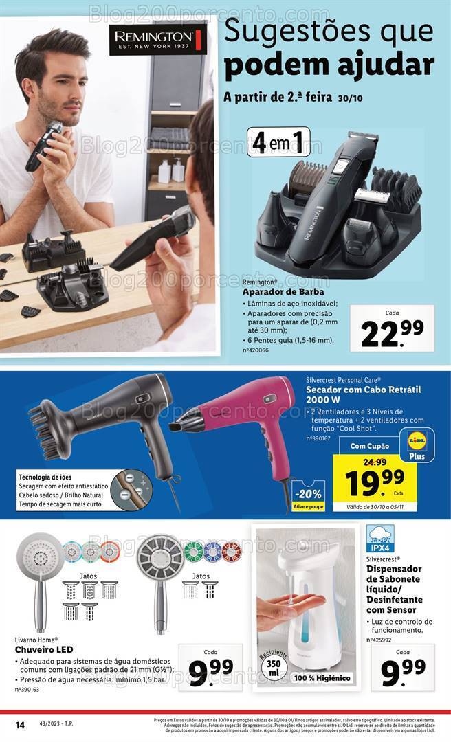 Antevisão Folheto LIDL Bazar Promoções de 26 outubro a 1 novembro