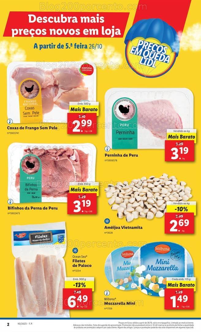 Antevisão Folheto LIDL Promoções de 26 outubro a 1 novembro