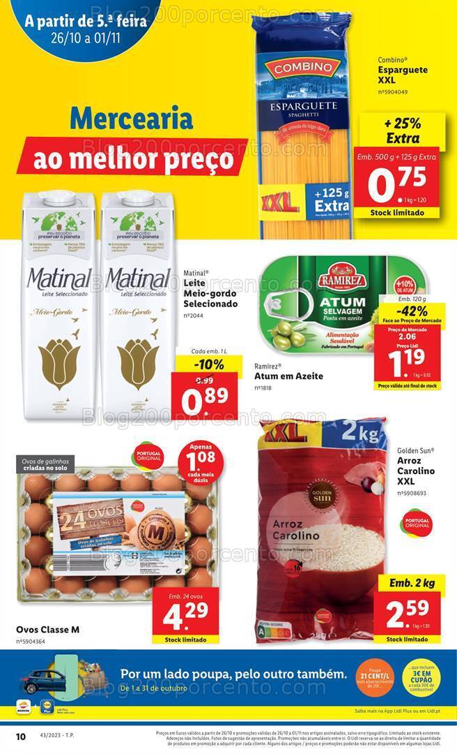 Antevisão Folheto LIDL Promoções de 26 outubro a 1 novembro
