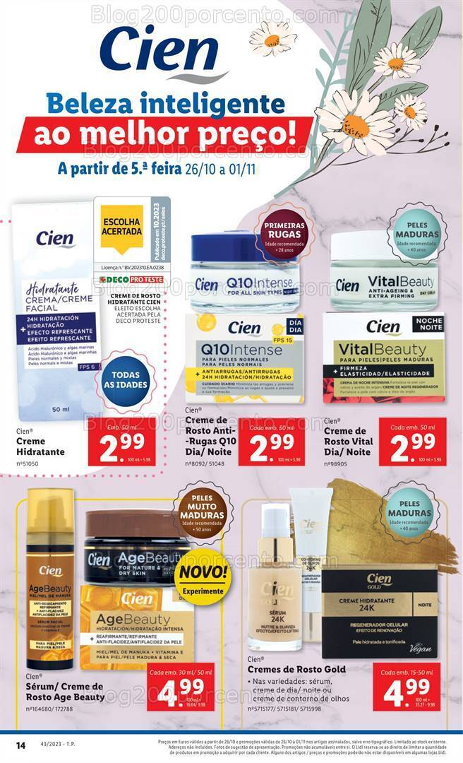 Antevisão Folheto LIDL Promoções de 26 outubro a 1 novembro
