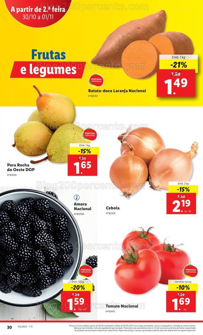 Antevisão Folheto LIDL Promoções de 26 outubro a 1 novembro